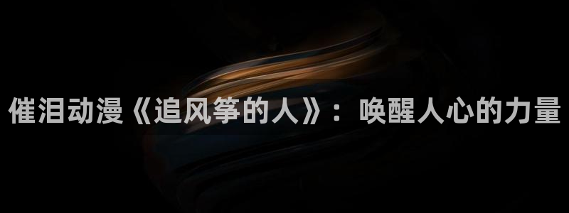 omofun动漫正版：催泪动漫《追风筝的人》：唤醒人心的力量