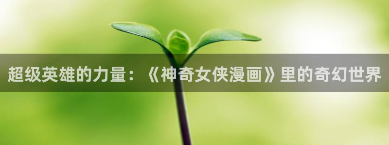 omofun动漫一个：超级英雄的力量：《神奇女侠漫画》里的奇幻世界